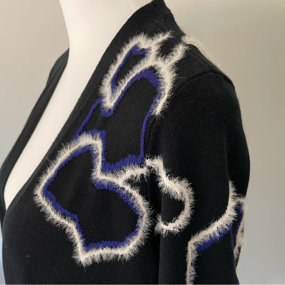 Unique Floral Eyelash Cardigan - Picture 9 of 15